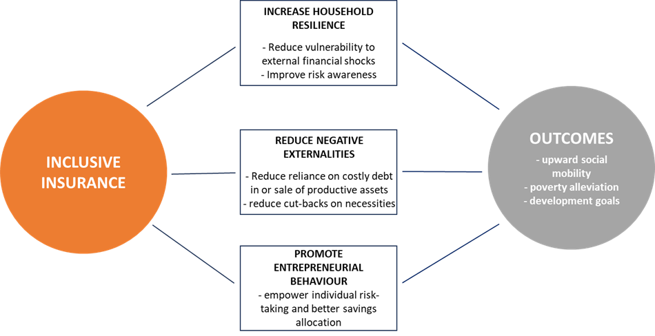 Pathways between inclusive insurance and positive social outcomes